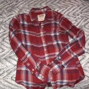 Plaid red shirt